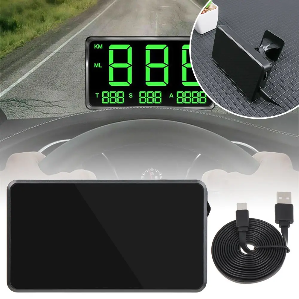 

Цифровой прибор для езды на мотоцикле HUD KM/h, автомобильный GPS-навигатор, дисплей скорости сигнализации