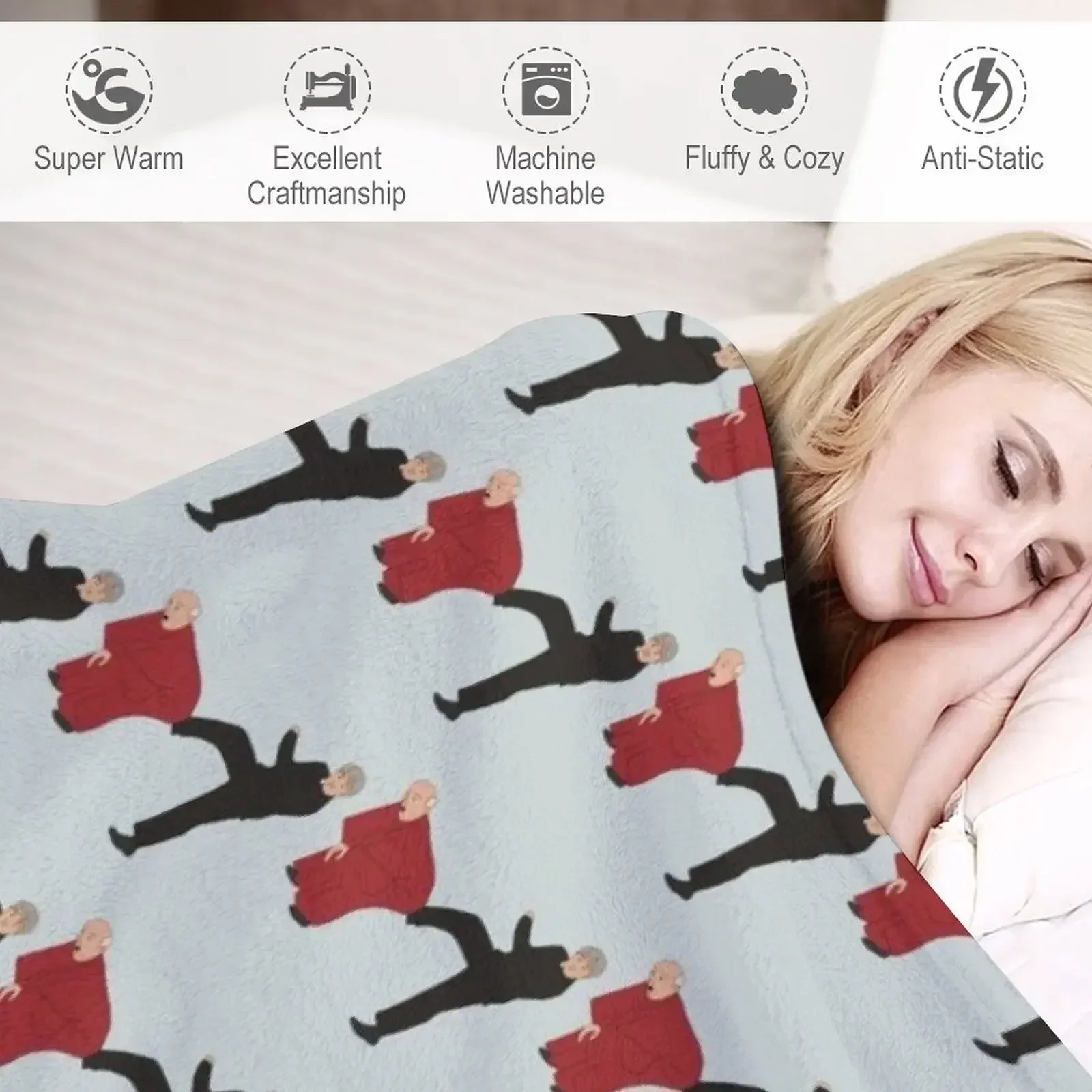 Одеяло для диванов аниме отца Тед Бишоп Бреннан