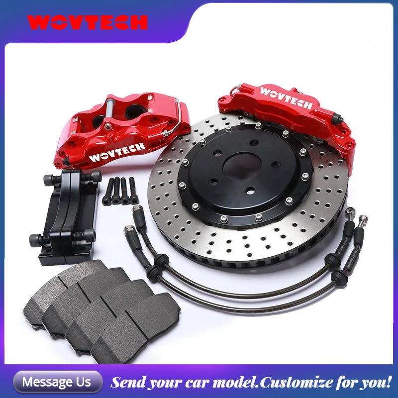 

Customize Auto Brake System 4 Pot Brake Caliper Kit with17 inches Front Wheel for Giulia GTA GTV GT-TS