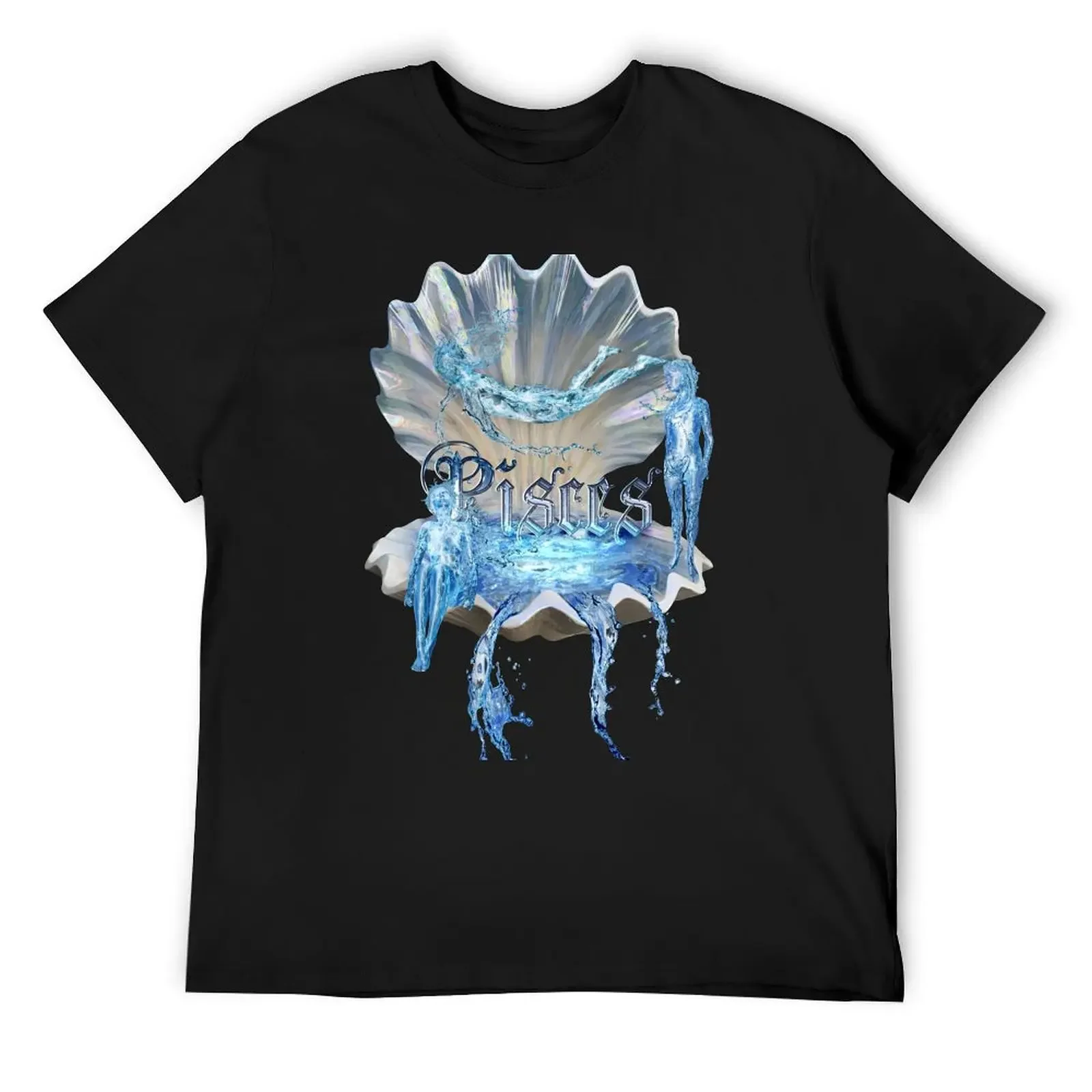 Футболка PISCES AGENDA эстетическая одежда простые футболки для мужчин