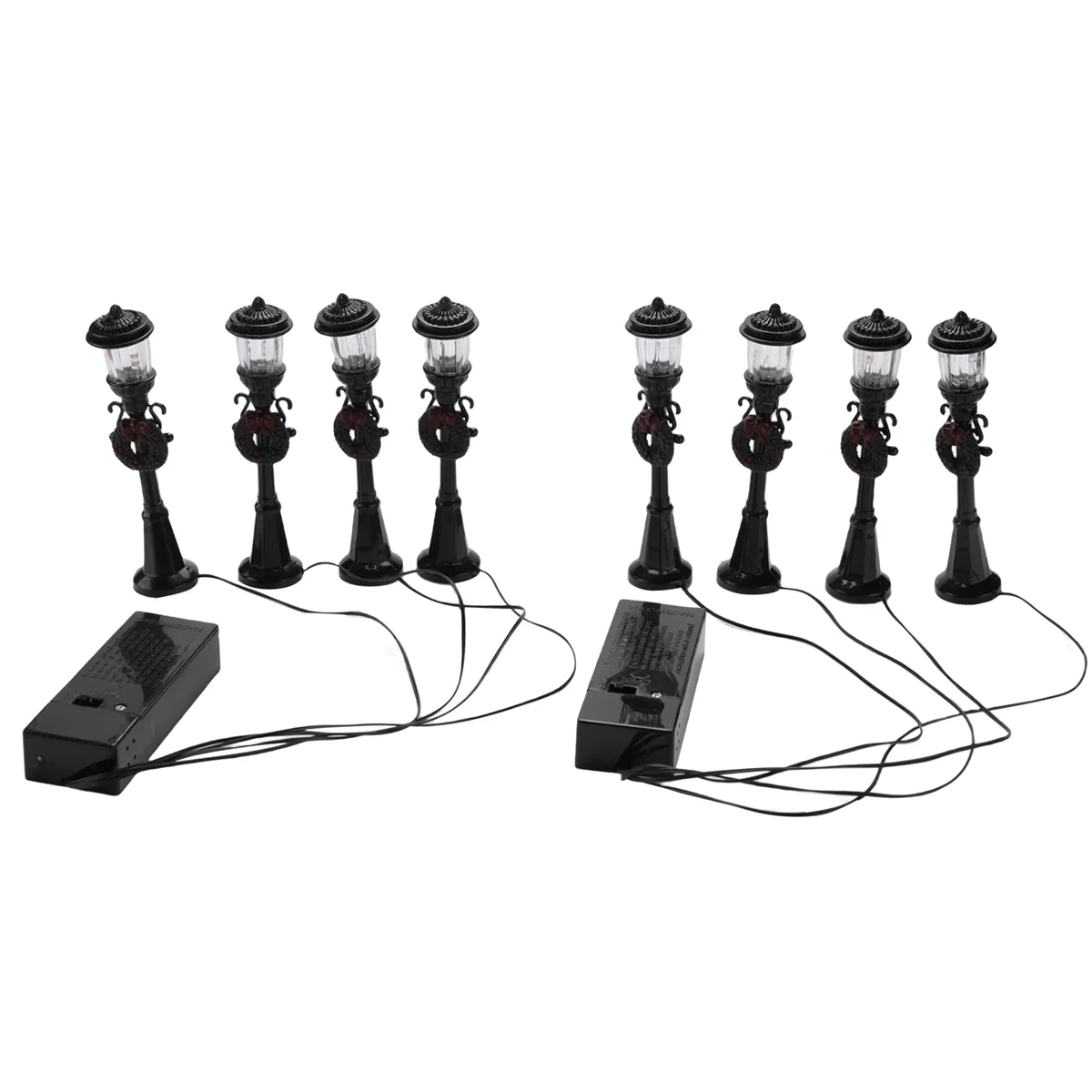 

8 шт., миниатюрные рождественские декоративные фонари «сделай сам»