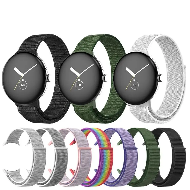 

Нейлоновый ремешок для Google Pixel Watch, спортивный ремешок для Pixel Watch, умные часы, браслет для наручных часов, аксессуары для часов
