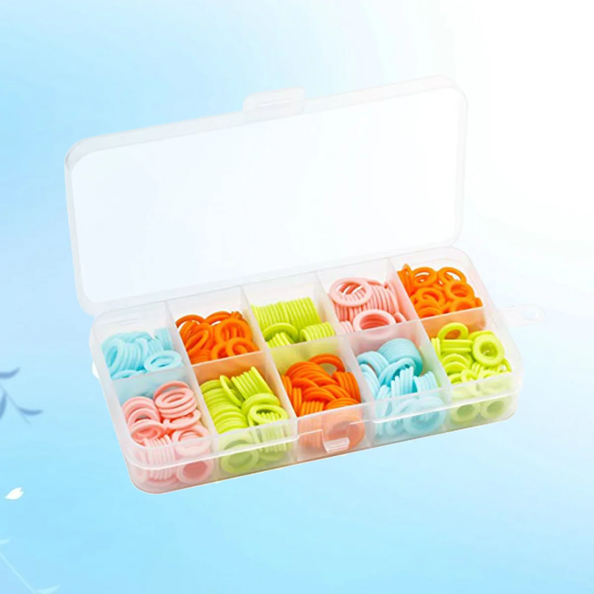 

Markers Knitting Marker Crochet Rings Locking Ring Knit Diy Clip Needle Yarn Lock Anti Assorted Accessorie Tool Crocheting Round