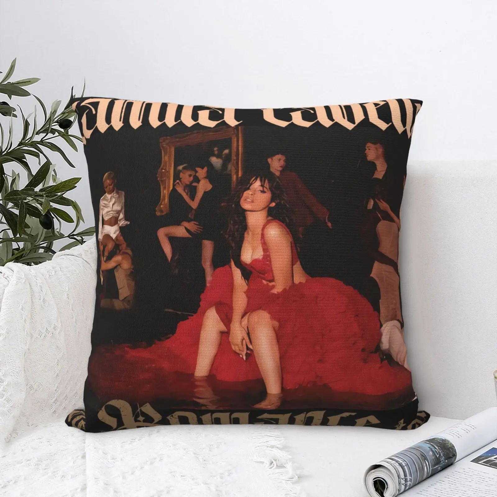 

Camila Cabello The Romance Tour 2020 1700, чехол-подушка, наволочка, Детские декоративные подушки для дивана, подушки для спальни, дакимакура