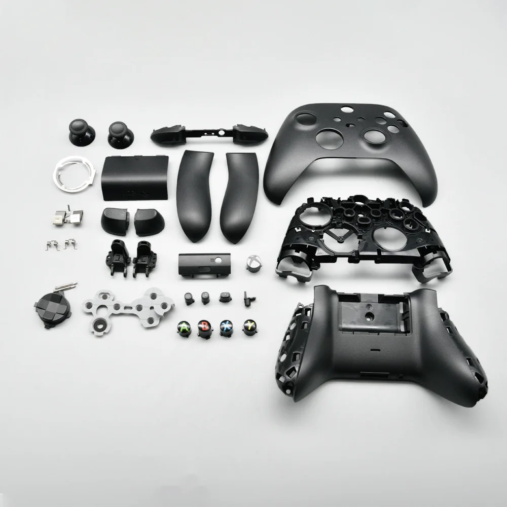 Najtaniej Seria Xbox S/X Gamepad Shell Jednokolorowy Zestaw Wielokolorowy Naprawa Akcesoria Do Gier Kontroler Do Gier Obudowa Wymienna