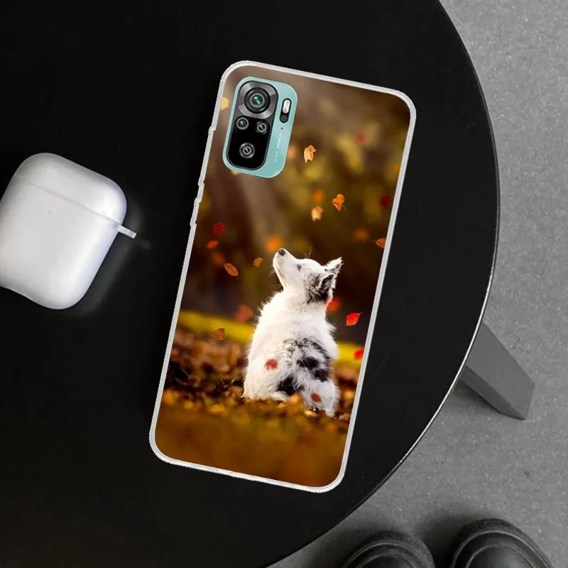 Чехол для телефона Border Collie Dog Breed Xiaomi 12 11T 10 9 Redmi Note 10S Pro 9A 8 прозрачный чехол
