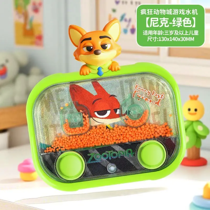 Фото Товары Disney Zootopia, милые студенческие товары с героями мультфильмов, игра для бросания колец, машина для воды, креативная аркадная игрушка для мальчиков и девочек, подарок №4
