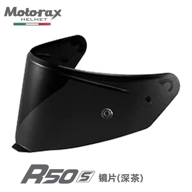 Фото Сменные солнцезащитные козырьки MOTORAX R50S Color Visors с застежкой для шлема R50Spro, ветрозащитные линзы для шлема №2