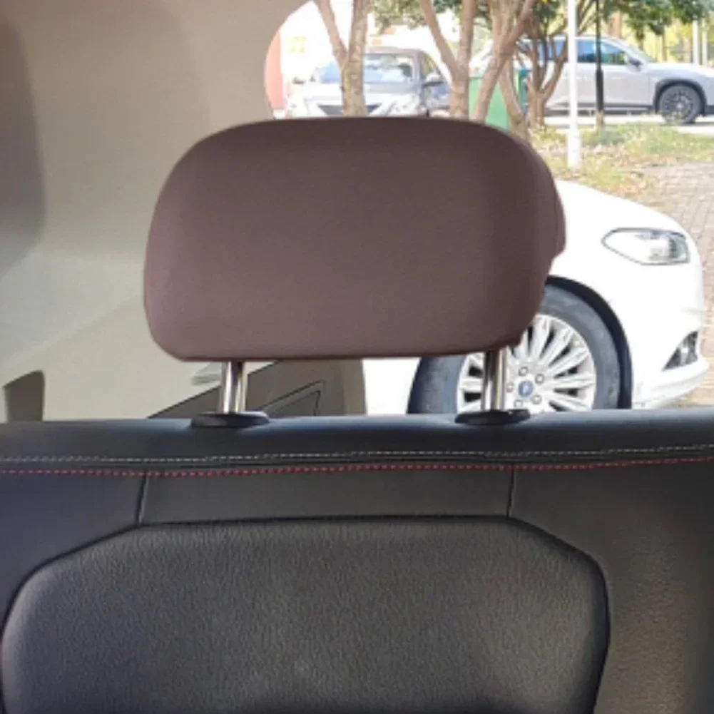 

Чехол на подголовник заднего сиденья автомобиля, универсальные аксессуары для салона автомобиля для автомобиля, грузовика, внедорожника, автоматический эластичный тканевый чехол на подголовник