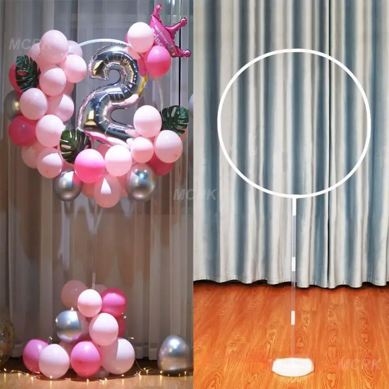 

Balloon Stand Romantic Floating Ground Ring Stable Firm Home Decoration Balloon Support Trend Transparent Party Decorations