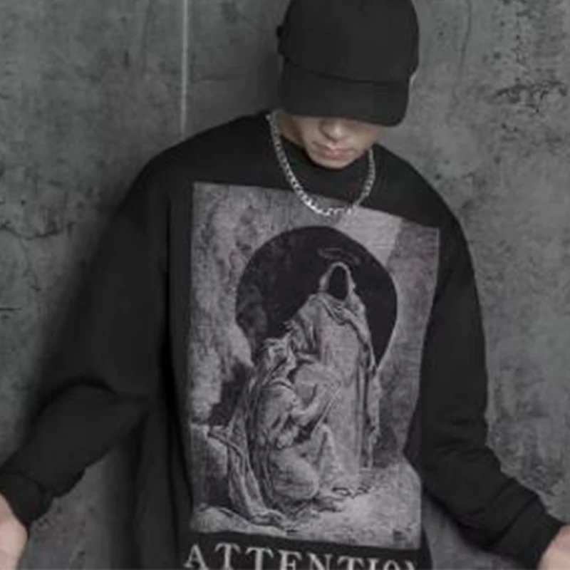 

Корейский уличный мягкий теплый пуловер оверсайз Y2k ретро повседневный Свободный вязаный свитер модные простые женские рубашки с круглым вырезом и длинными рукавами