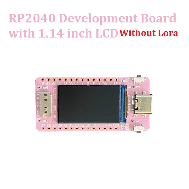 Для Raspberry Pi RP2040 макетная плата с 1 14-дюймовым ЖК-дисплеем LORA поддерживает Arduino/Micropyth
