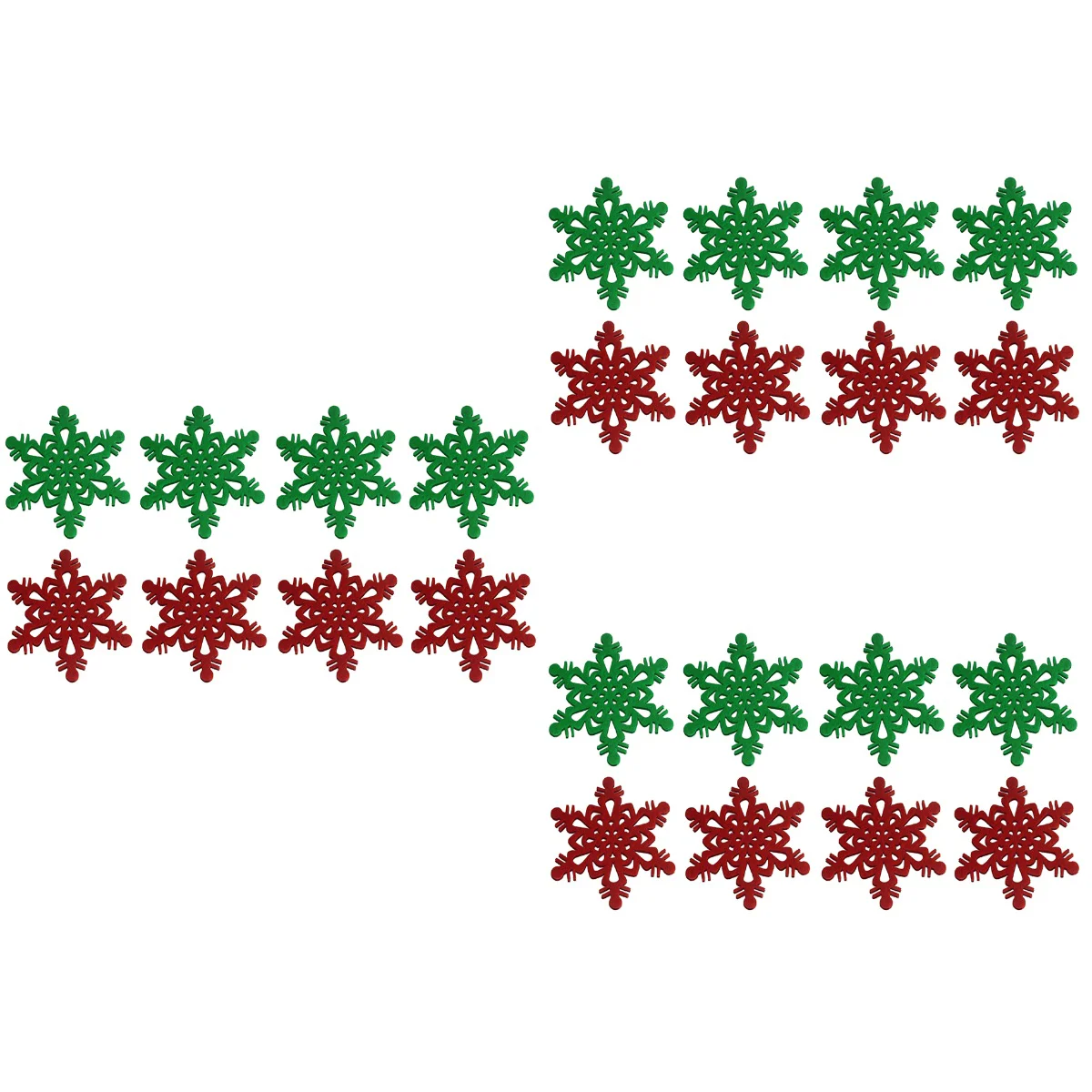 

Snowflake Christmas Trivets Placemats Hot Pads Kitchen Potcoasters Felt Coaster Drink Holders Decornon Table Resistant Heat