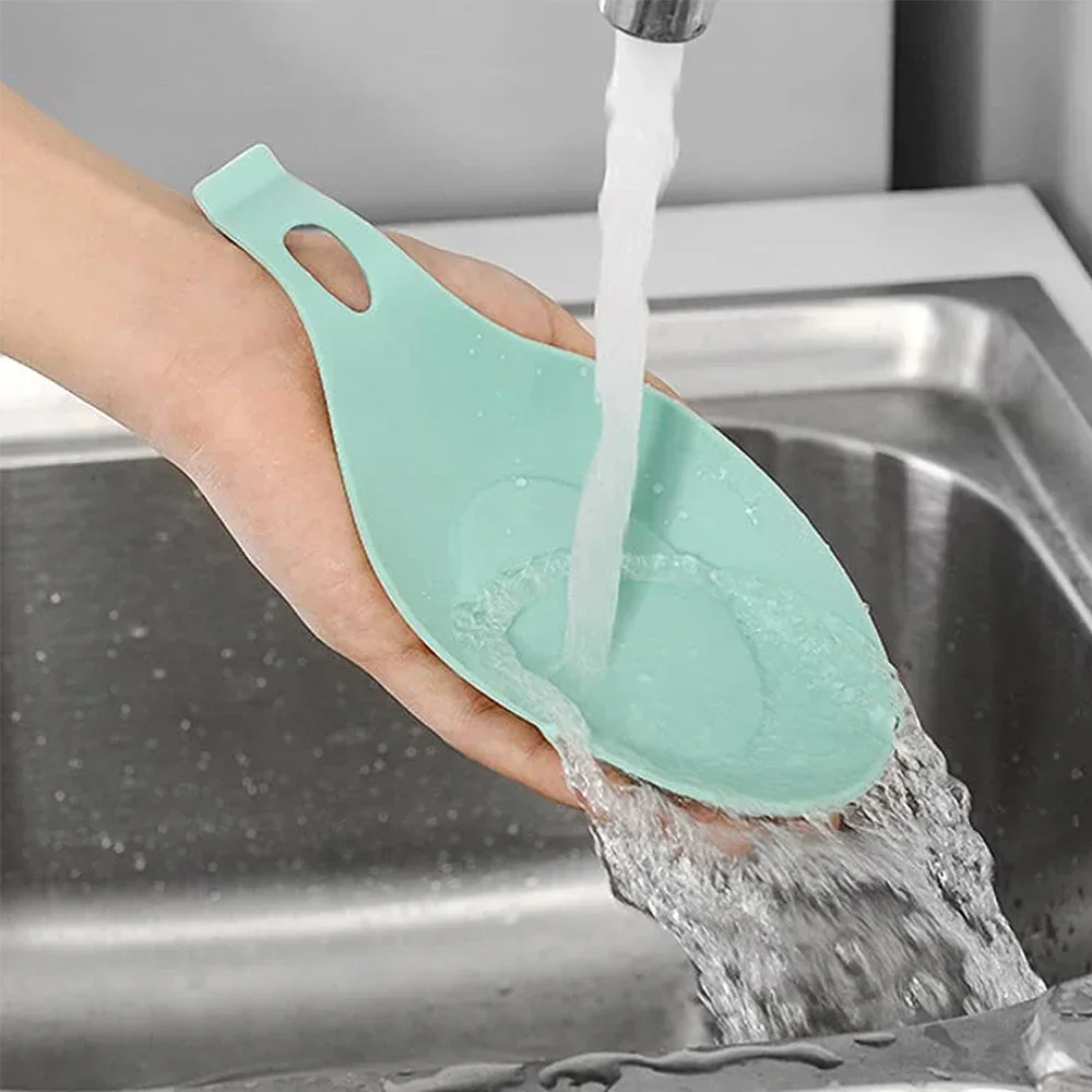 Силиконовый держатель для лопаток термостойкий столовых приборов один лоток