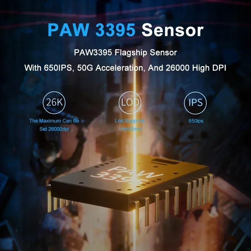 Беспроводная игровая мышь Ajazz AJ139 Pro 2 4G легкая беспроводная по индивидуальному