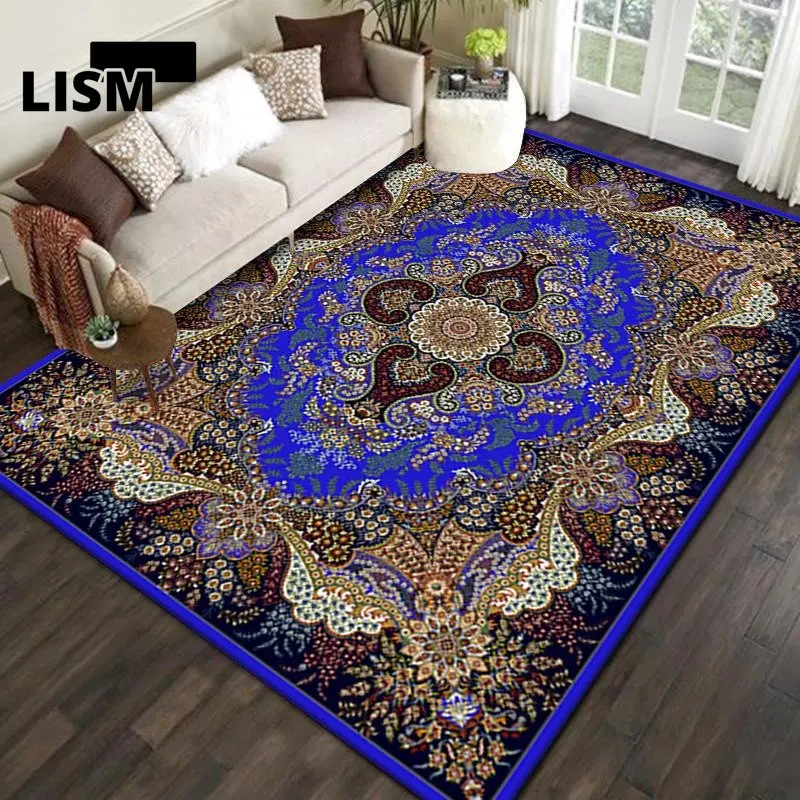 

Vintage Persian Rug Living Room Decoration Carpet European Style Rugs Bedroom Office Large Area Carpets Home Decor Floor Mat