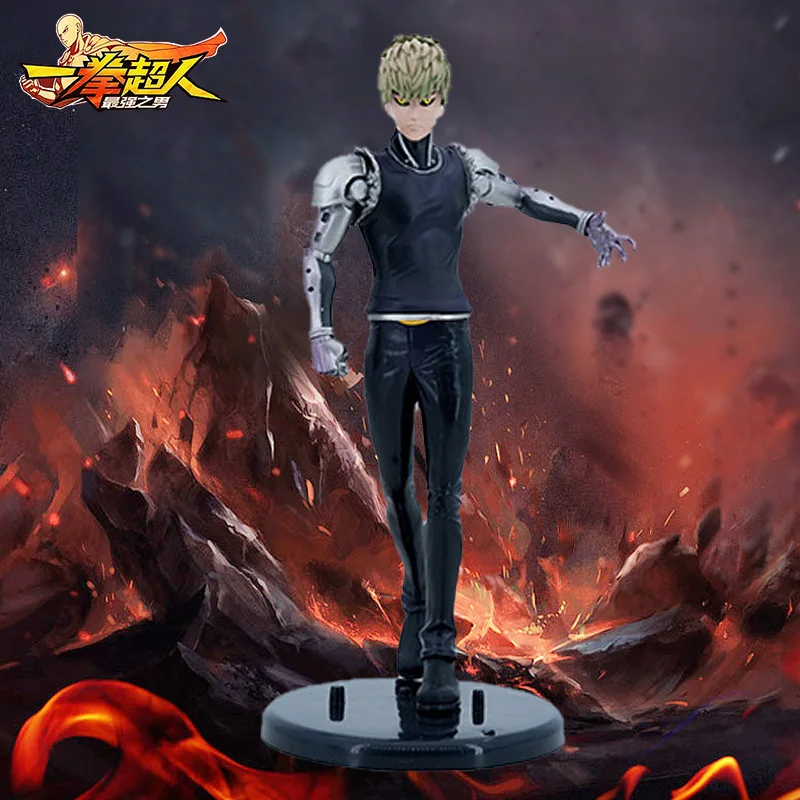 

One Punch Man 18cm Anime Figure Genos Action Figurine Standing Model Toy Cyborg Model Collection Doll Room Ornament