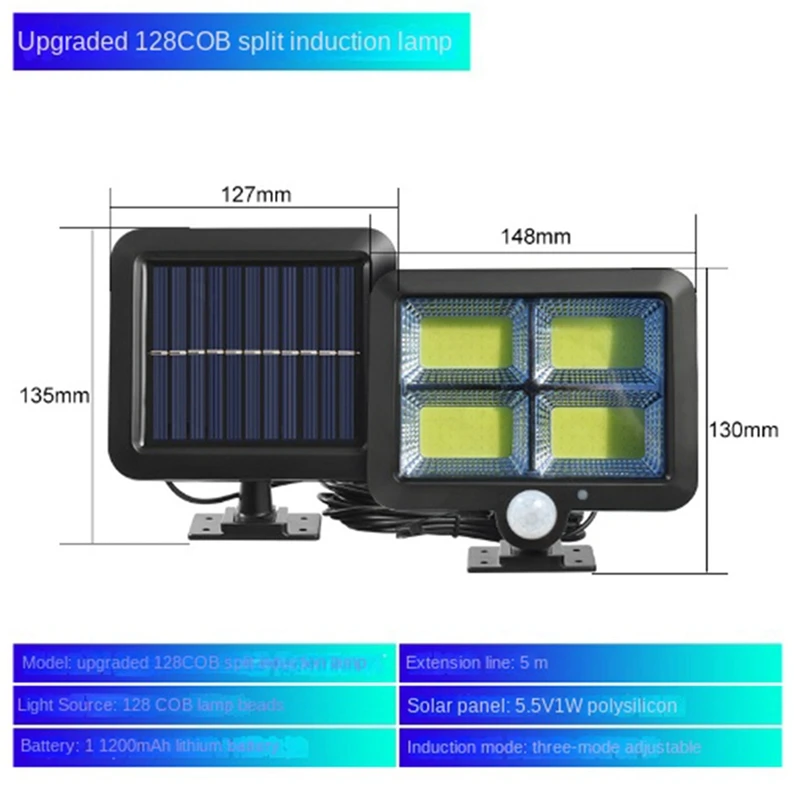 

1Set LED Solar Light Outdoor Garden Decoration Solar Light Sun Powered Spotlight Waterproof 100COB