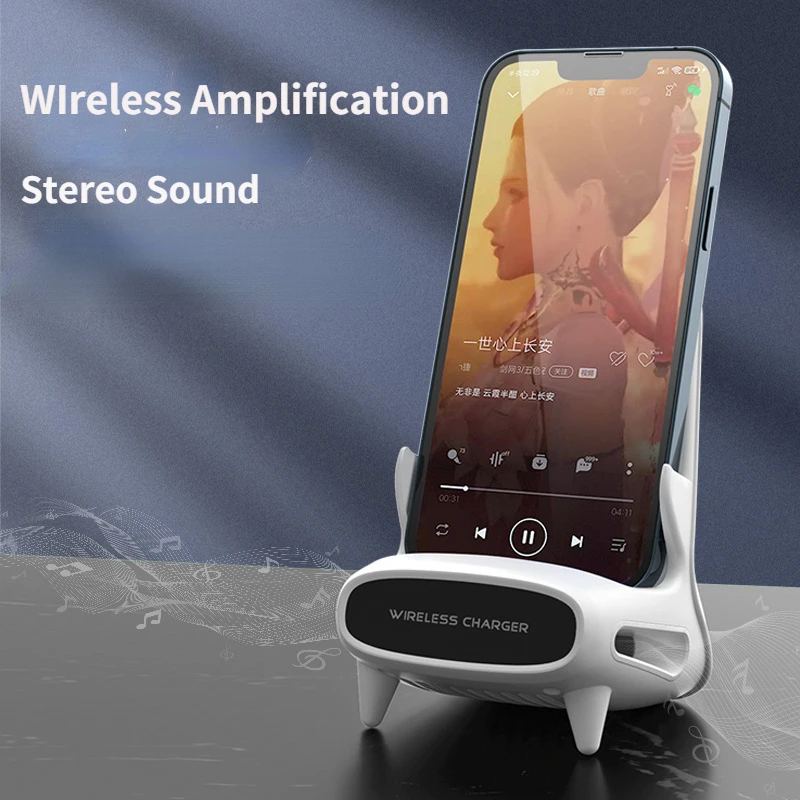 

15W Wireless Charger Tablet Mobile Phone Desktop Phone Stand for iPad iPhone Samsung Desk Holder Bracket Smartphone Stand