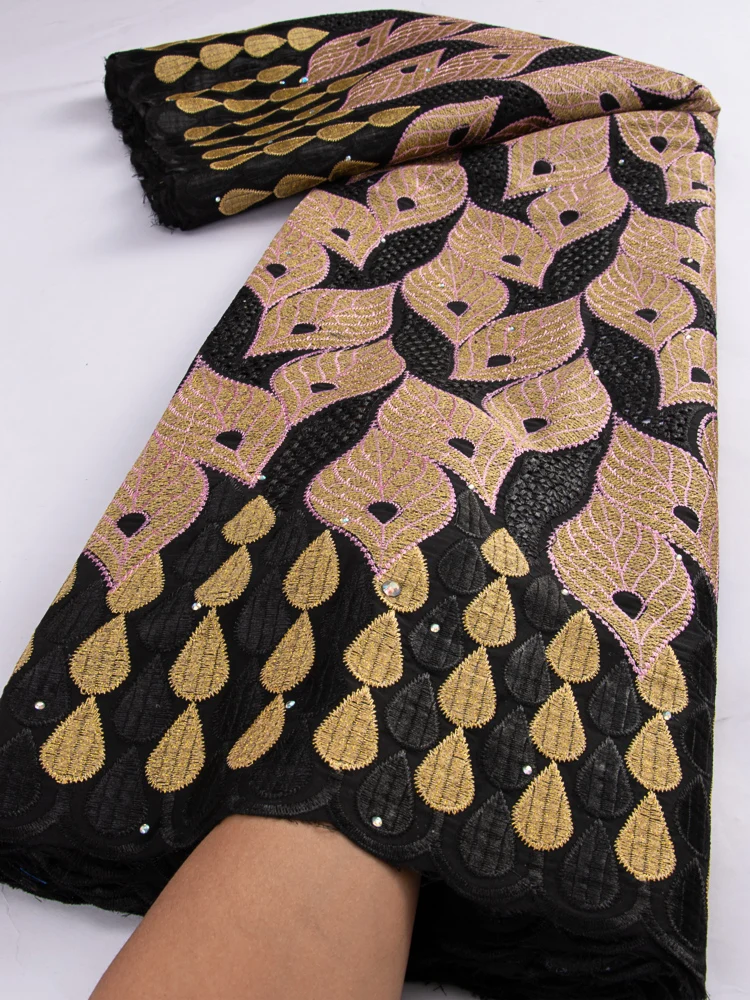 

Белая Африканская Хлопковая ткань 2023 нигерийская швейцарская вуаль кружевная ткань в Швейцарии для рождественских свадебных вечерних пла...