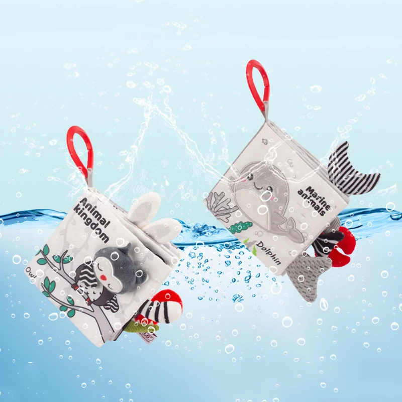 Детские игрушки Монтессори для младенцев Раннее Обучение обучающая тканевая