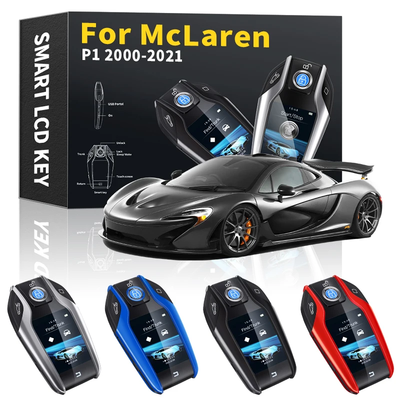 

Car Smart Remote Key LCD Keychain Car High Equipped Smart Key Key Fob for McLaren P1 2000-2021 Car Accessories Smart Remote Key