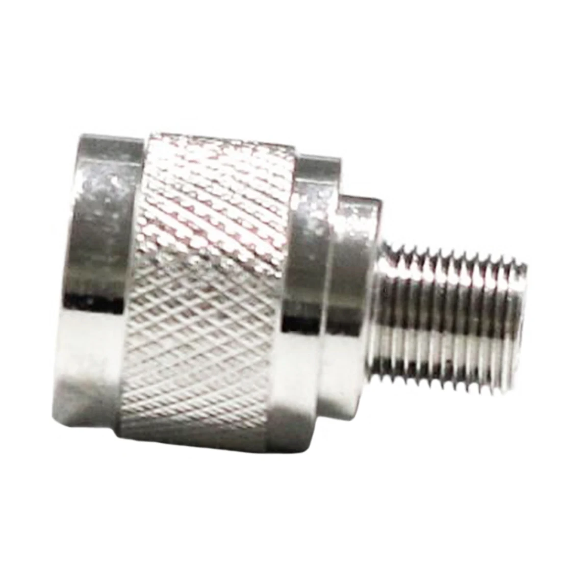 

1pc New N Male Plug to F Female Jack RF Coax Adapter Convertor Straight Nickelplated Wholesale