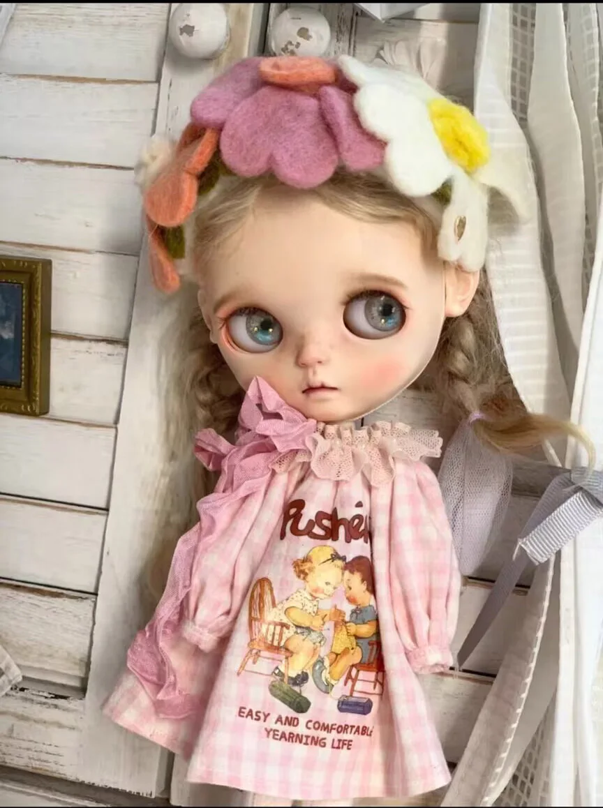 3 шт. повязка на голову с цветочным принтом Landoudou/Blythe платье героями мультфильмов