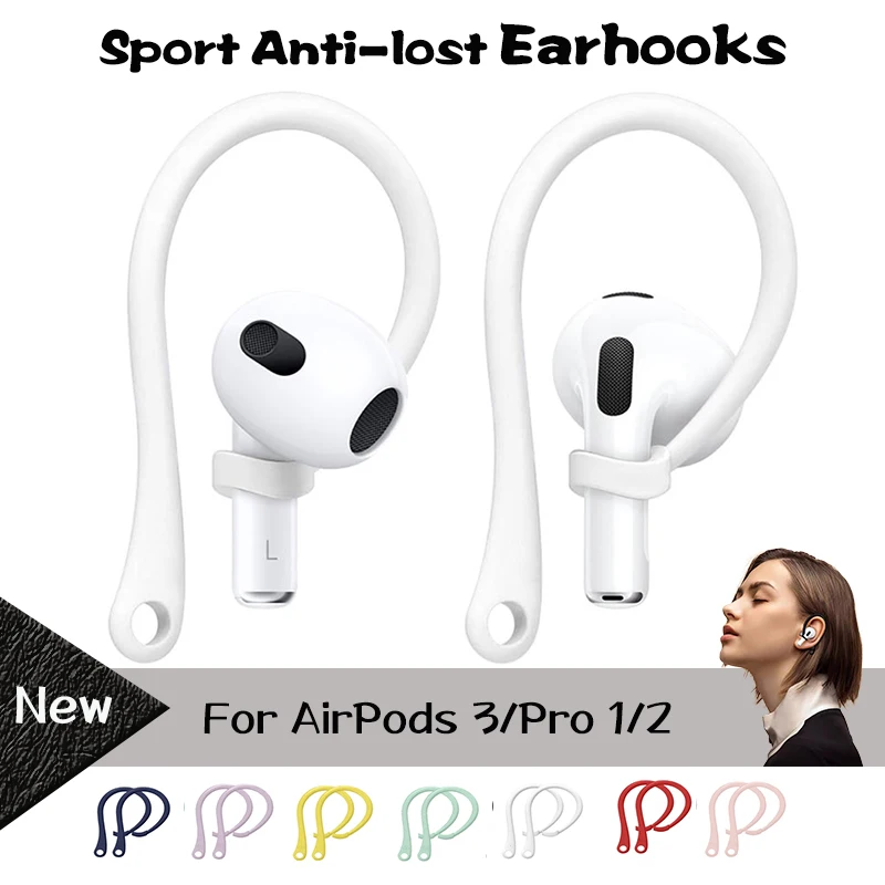 

For Apple Airpods 3 Pro 1 2 Sport Ear Hooks Anti Slip Ear Holder Anti Lost Earbuds Universal Earphone Accessories for Xiaomi