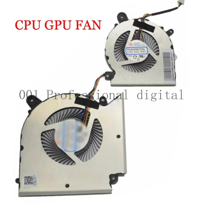 ВЕНТИЛЯТОР графического процессора ноутбука для MSI Sword 15 A12U A12UC A12UD A12UE A12UG 0 55A 1A 5 В