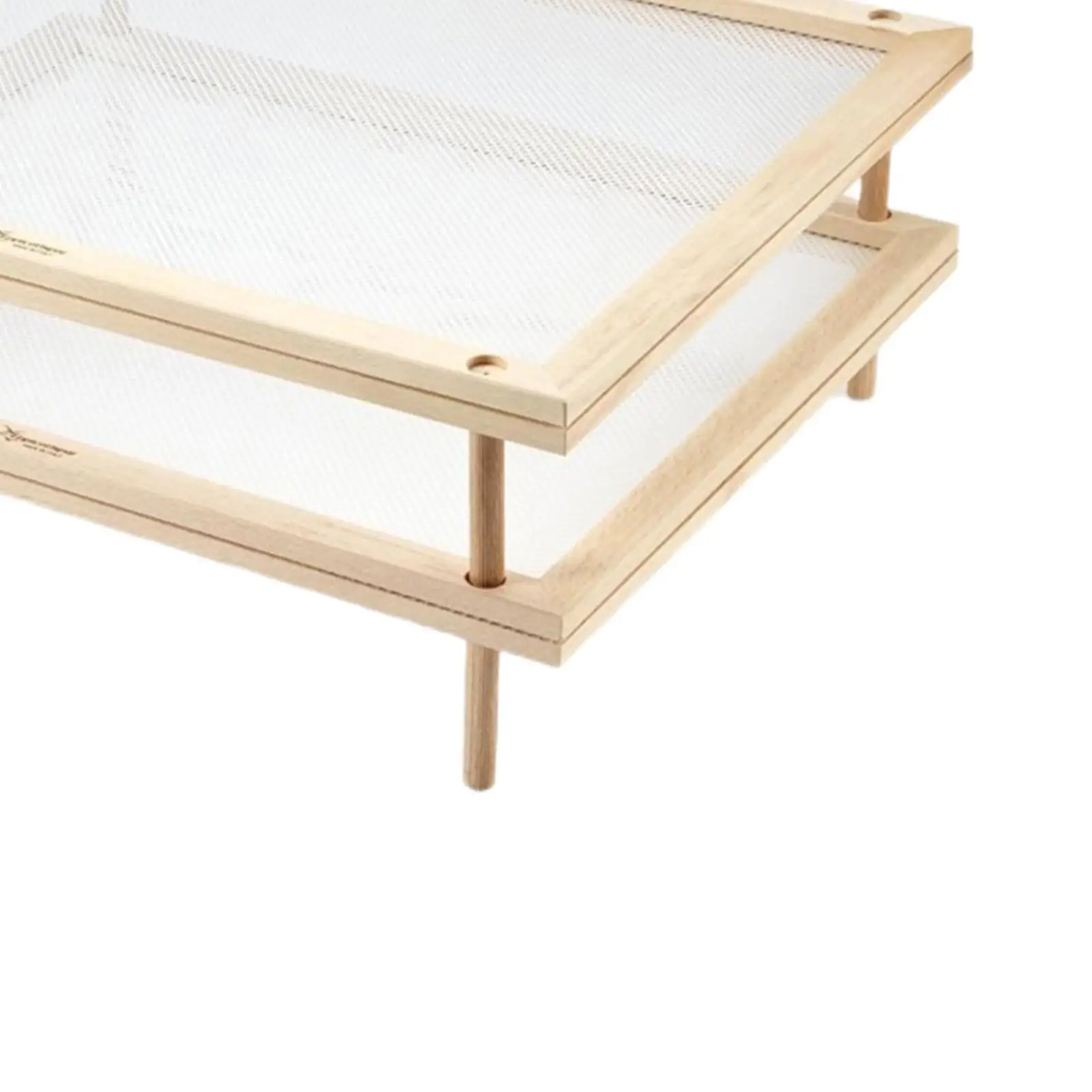 2-слойная штабелируемая сушилка для спагетти сетка обезвоживания пищевых