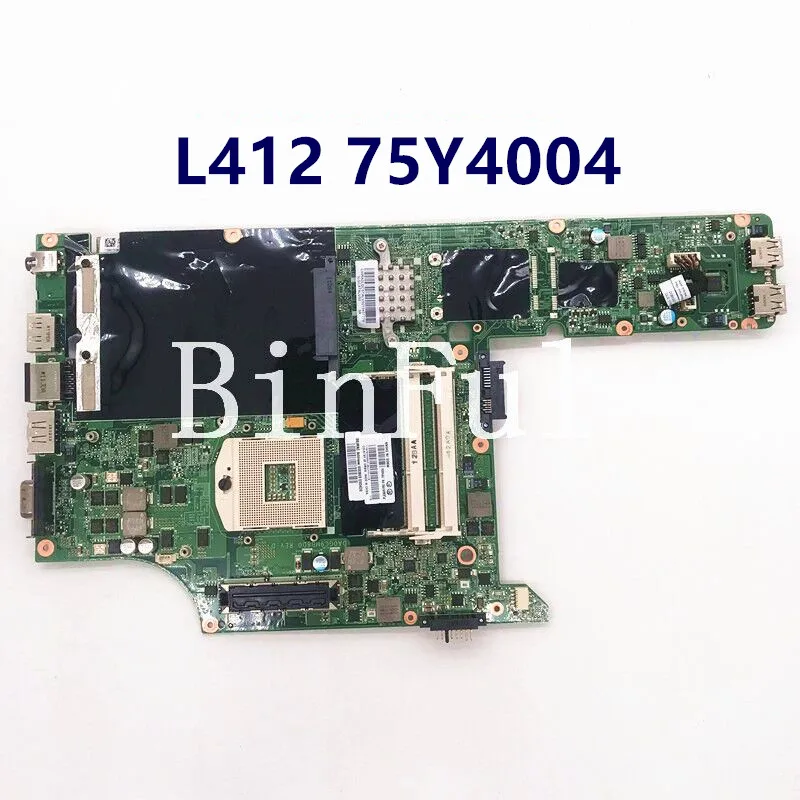 Free Shipping High Quality Mainboard For Lenovo L412 75Y4004 75Y4002 DA0GC9MB8D0 DDR3 Laptop Motherboard 100% Full Working Well