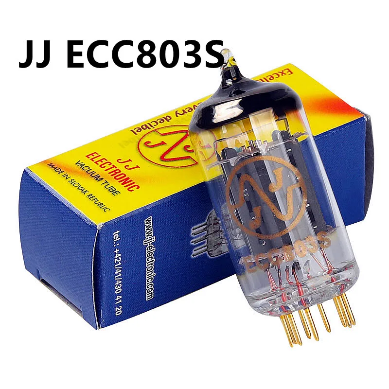 

JJ ECC803S Vacuum Tube Golden Foot Replace 6N4/5751 ECC83 E83CC 12AX7 Signal Tube Factory Test And Match