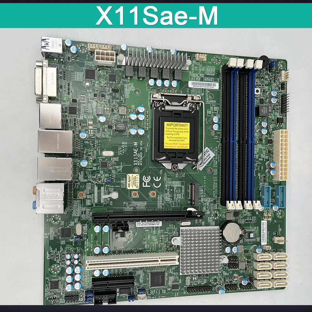 X11Sae-M для материнской платы рабочей станции Supermicro C236 чипсет LGA1151 Xeon E3-1200 v5/v6 6-го/7-го