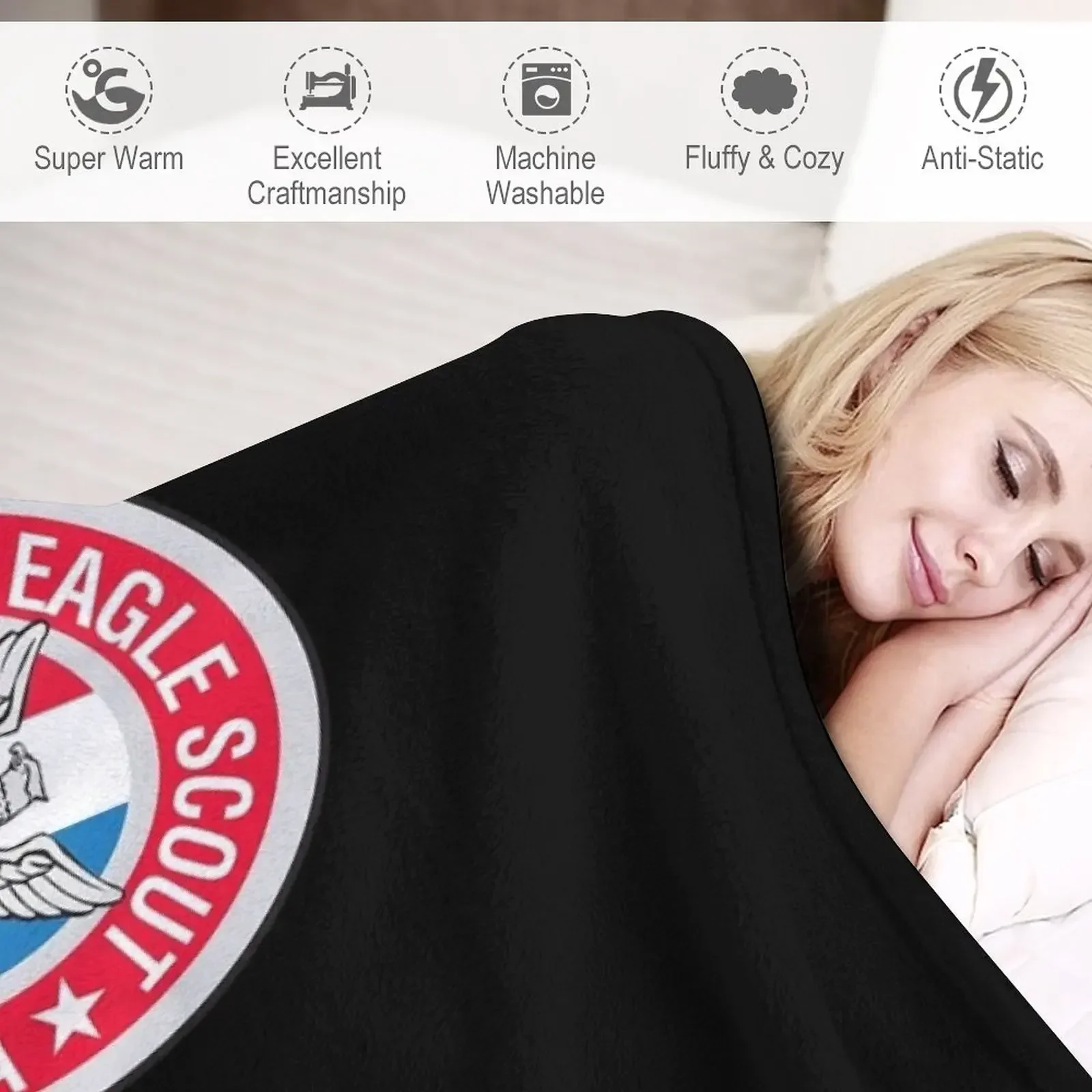 Официальное лицензионное одеяло Eagle Scout декоративные одеяла и диваны идеи для