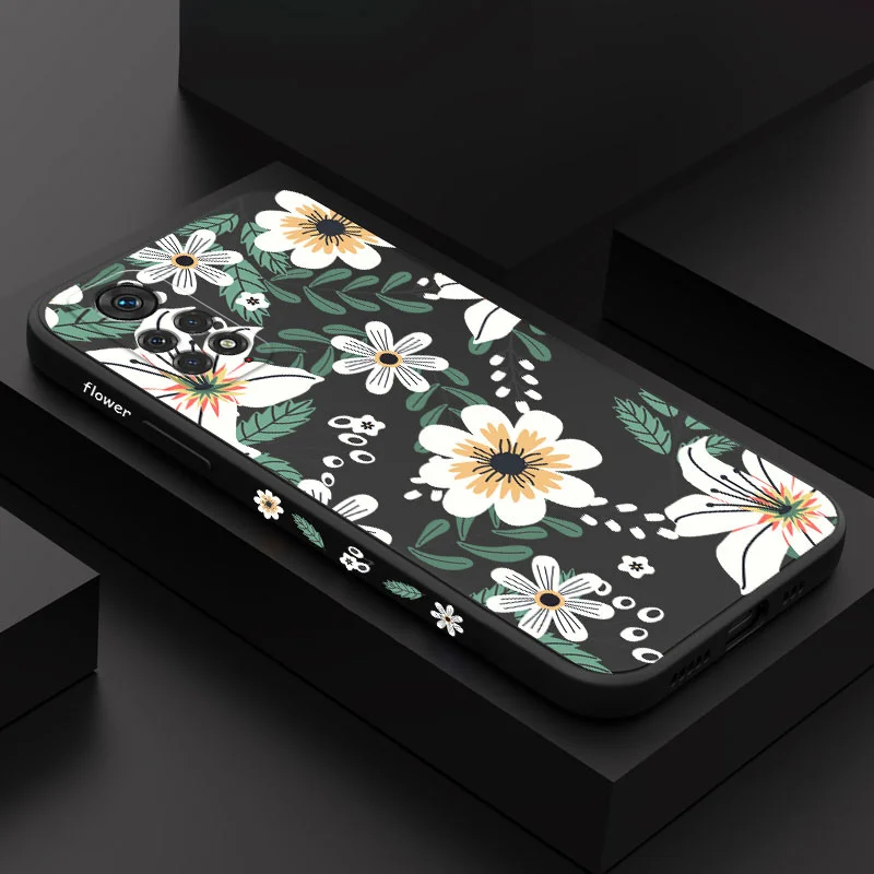

Flower Sounds Phone Case For Xiaomi Redmi Note 12 11 11S 10 10A 10T 10S 9T 9 8 7 A1 Pro Plus 10C 9A 9C 4G 5G Cover