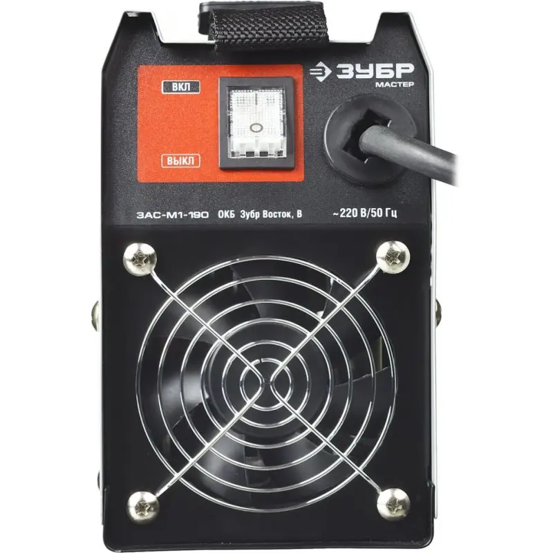 Аппарат сварочный инверторный ЗУБР МАСТЕР ЗАС М1 190 (Диапазон тока 20 190А 6.6 кВт