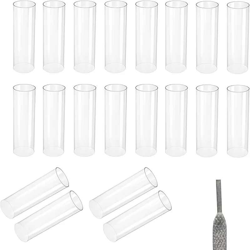 

Прозрачные термоусадочные колпачки для шнурков 20 шт