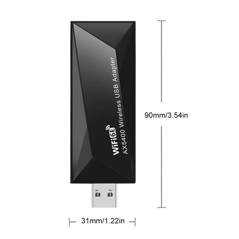 Jonsbo Беспроводная сетевая карта Wi-Fi 6E  USB 3.0