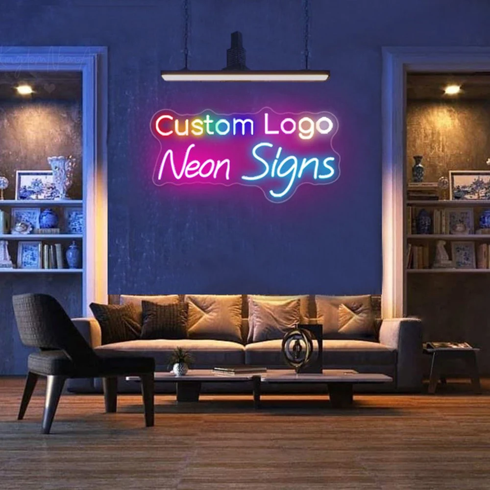 Неоновая вывеска на заказ | Настенный декор Светодиодная - Цена: 4832.26