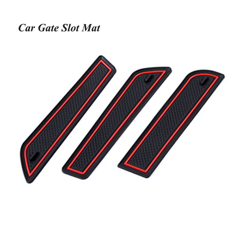

Anti-Slip Gate Slot Mat Rubber Coaster For Subaru XV 2018 2019 2020 Non-Slip Mats Door Groove Pad Car Interior Accessories