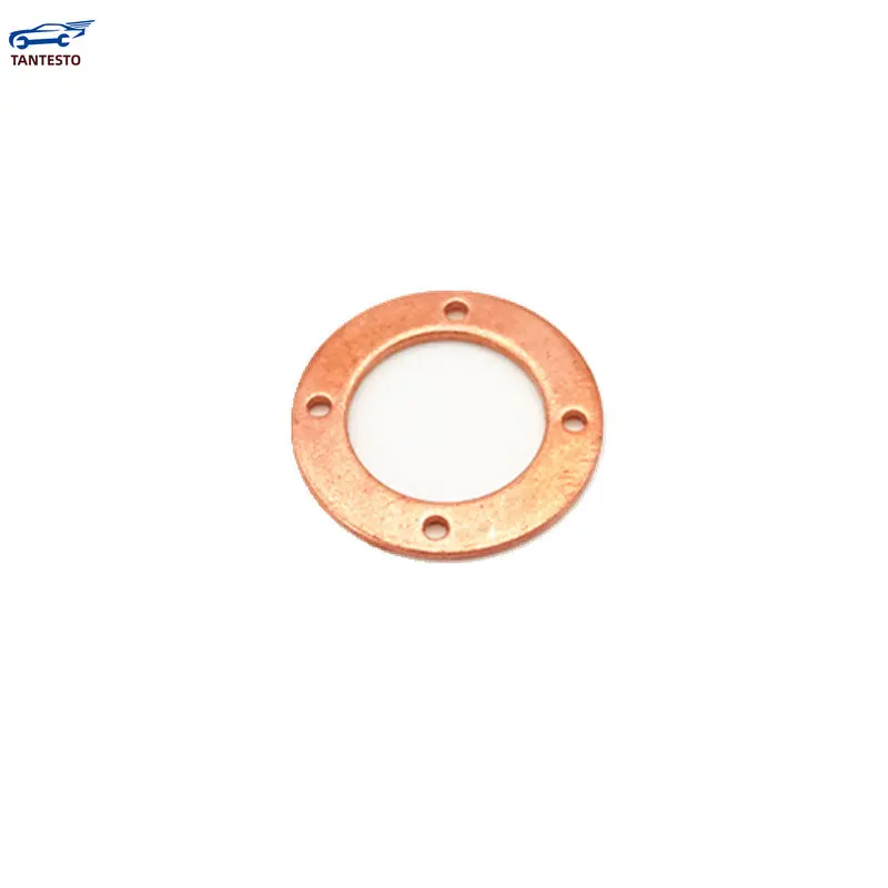 100 шт. 12X19X1 мм 4 отверстия дизельные медные прокладки для форсунок Common Rail