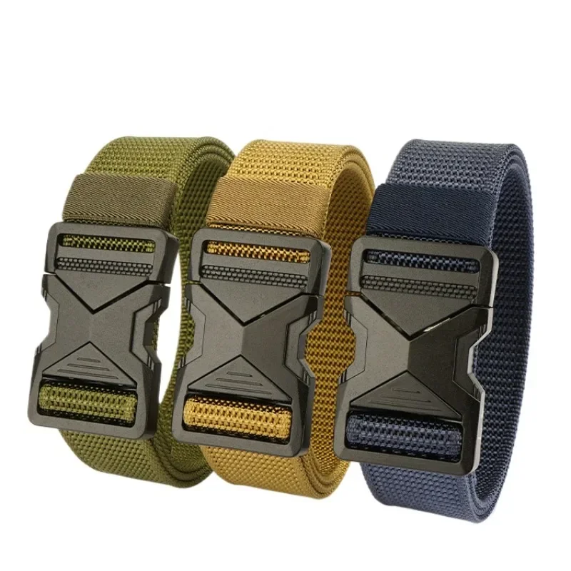 Тактический ремень для мужчин тренировочный тканый нейлоновый