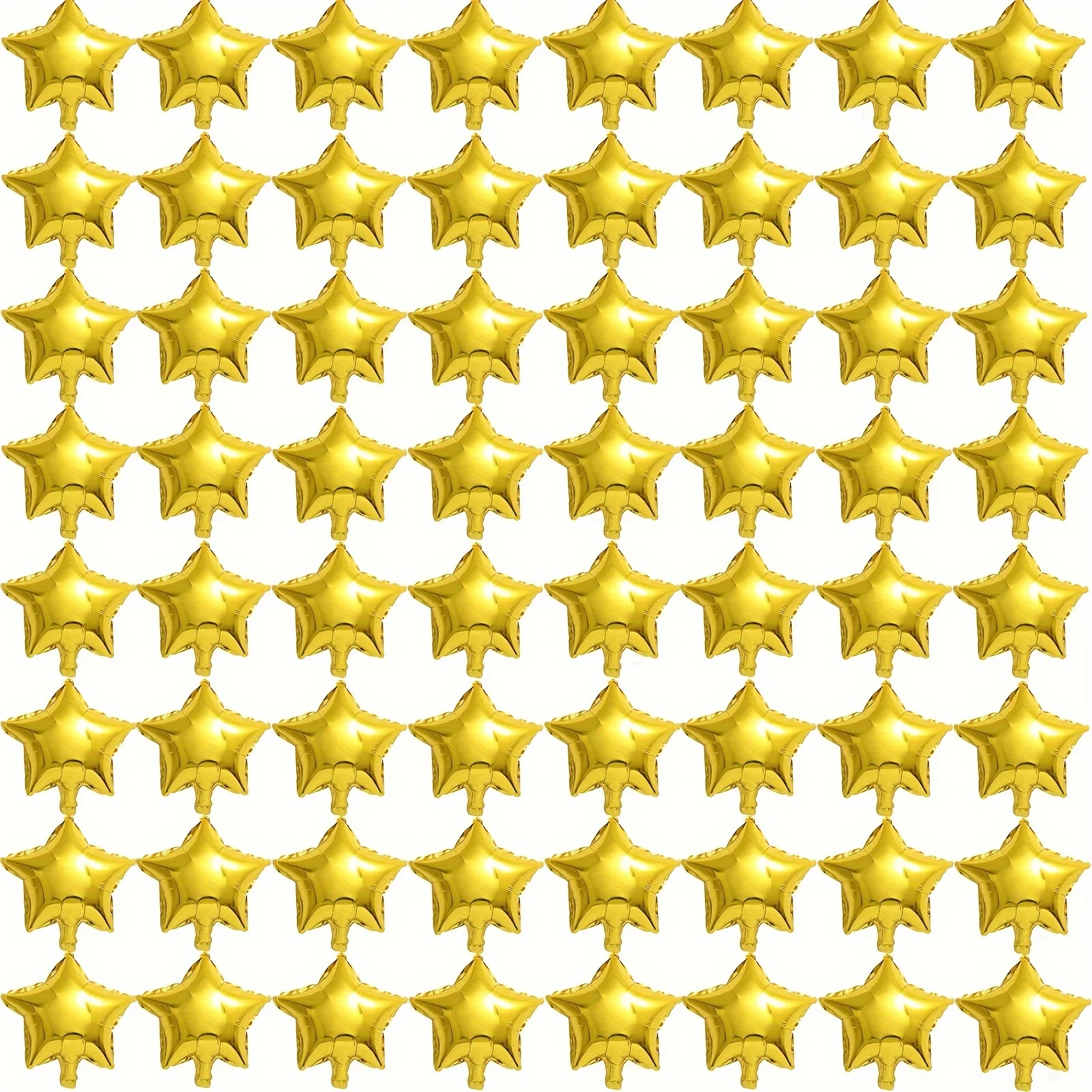 

50 шт. Воздушных шаров из фольги с дизайном пентаграмм и звезд