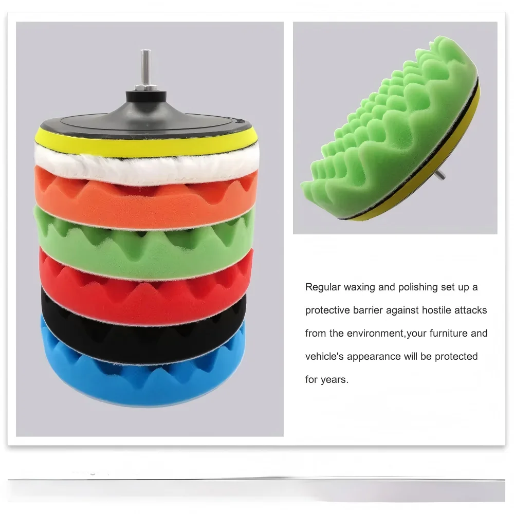 

Насадки для полировки авто 8 шт.