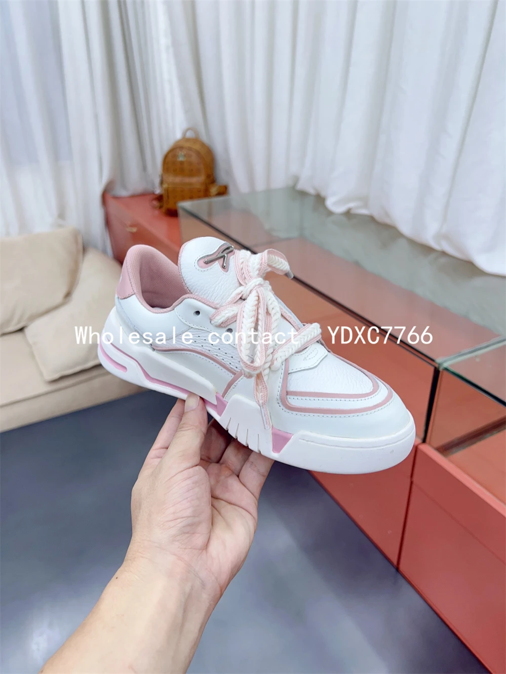 2023 spring and autumn sponge cake thick bottom skateboard shoes men's leather lace up casual sports shoes women platform shoes