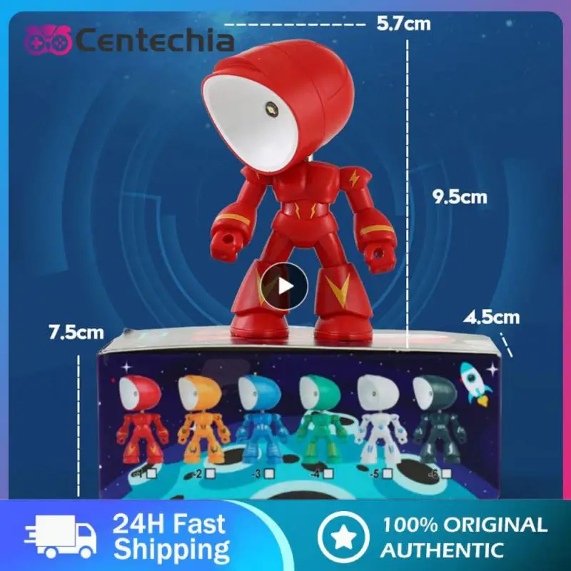 

Bedroom Pet Light Cartoon Table Lamp Adjustable Angle Hero War Police Eye Protection Lamp Student Gift Led Night Light Mini Cute