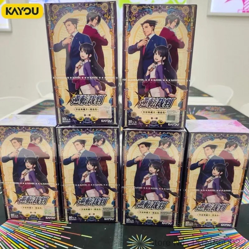 Фото Коллекционные карточки KAYOU Ace Attorney: Изысканный набор Deluxe, 1-е издание, аниме-карточки, подарок, игрушка, аниме-атрибутика №2