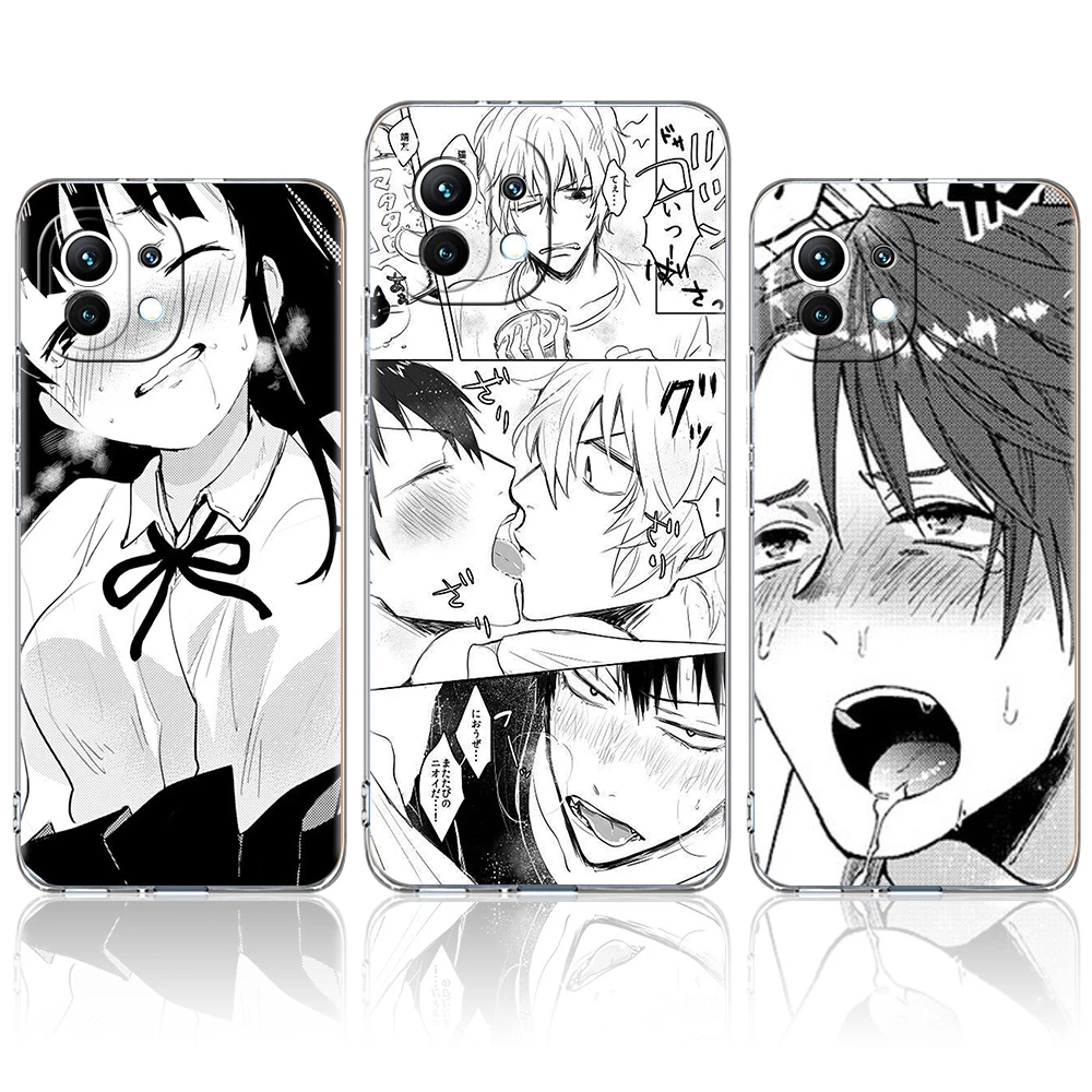 

Anime Girl Cartoon Japan Transparent Phone Case for Xiaomi Mi 11 Ultra 12 11T 11X 11i Lite Poco X3 X4 NFC F3 GT M4 Pro TPU Shell