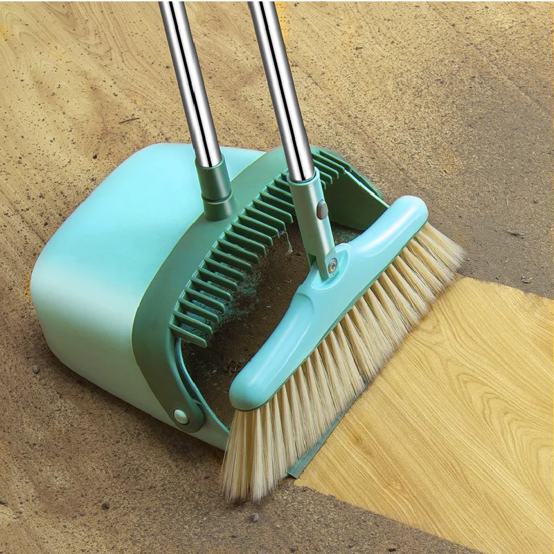 

Broom and Dustpan Scoop and Cleaning Brush Hand Floor Squeegee Household for Home Sweeper-sweeper Magic Set Garbage Collector